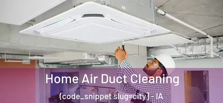  Home Air Duct Cleaning (code_snippet slug=city] - IA